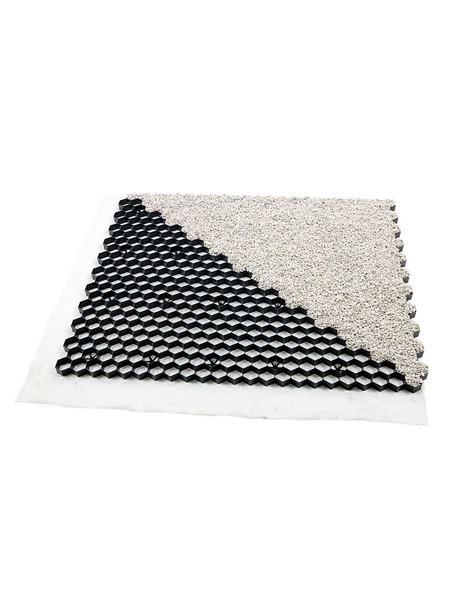 EuroGravel PLUS grindplaten half gevuld