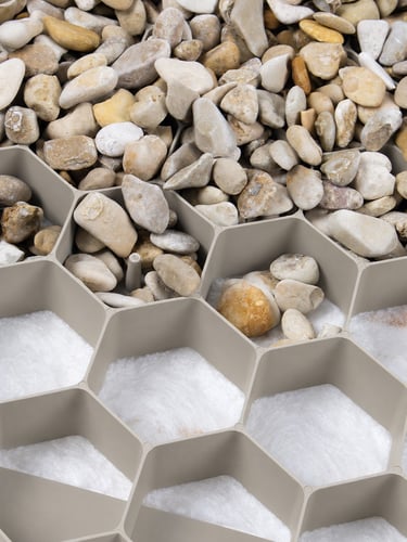 Volle pallet grindplaten EuroGravel PLUS beige (42,55m2)