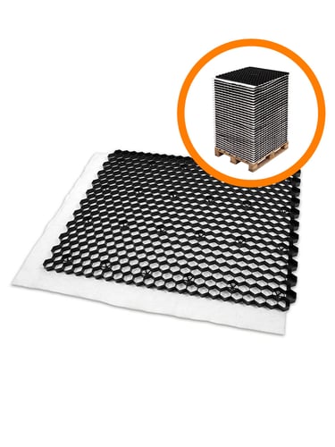 Volle pallet grindplaten EuroGravel PLUS zwart (42,55m2)
