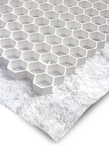 EuroGravel PRO splitplaat wit