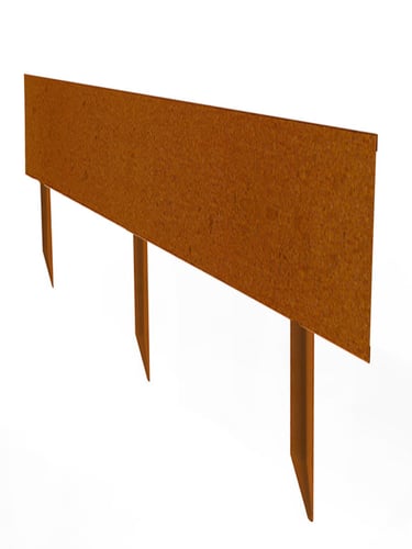 Multi-Edge ADVANCE Corten staal 100x20cm