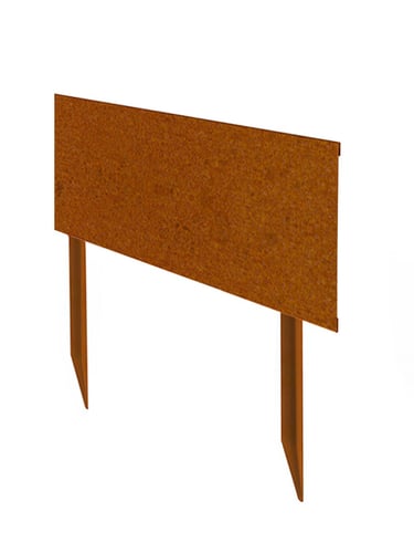 Multi-Edge ADVANCE Corten staal 40x20cm