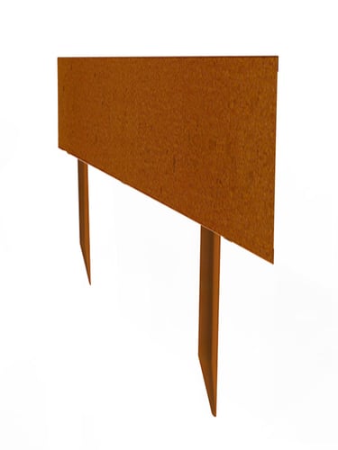 Multi-Edge ADVANCE Corten staal 70x20cm
