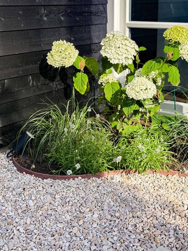 Multi-Edge ECO borderrol 10m lengte, 10cm hoogte, kleur bruin - corten
