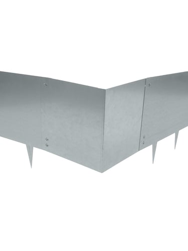 Multi-Edge METAL Hoekstuk Verzinkt 17,5x17,5x17,5cm