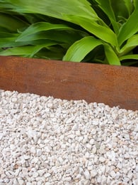 Multi-Edge METAL corten staal 150x27,5cm aangelegd