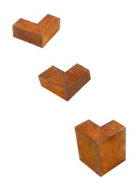 Multi-Edge PROFILE Corten staal u-profiel hoekstukken voor opsluitbanden 