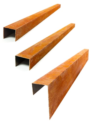 Multi-Edge PROFILE Corten staal u-profiel voor opsluitbanden, varianten