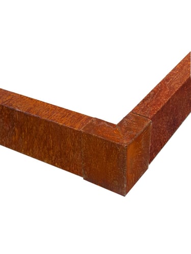 Multi-Edge PROFILE Corten staal u-profiel voor opsluitbanden 15x6x5x149cm inclusief hoekstuk
