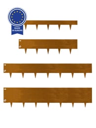 Multi-Edge METAL Afboording Corten staal, per stuk